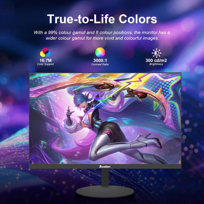 27 Inch IPS Gaming Monitor 100Hz Frameless 1080P HDMI
