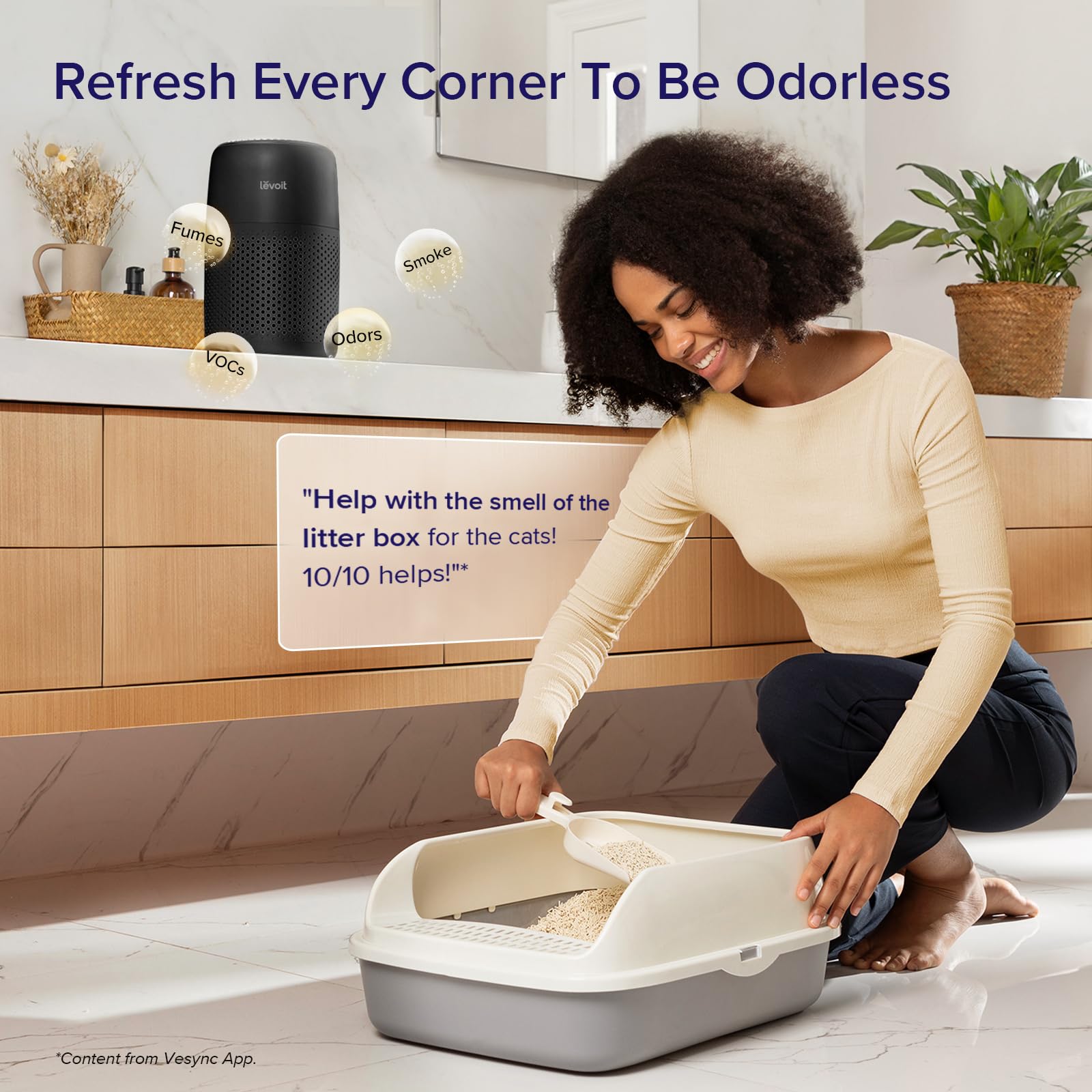 Levoit Air Purifier for Better Sleep and Clean Air