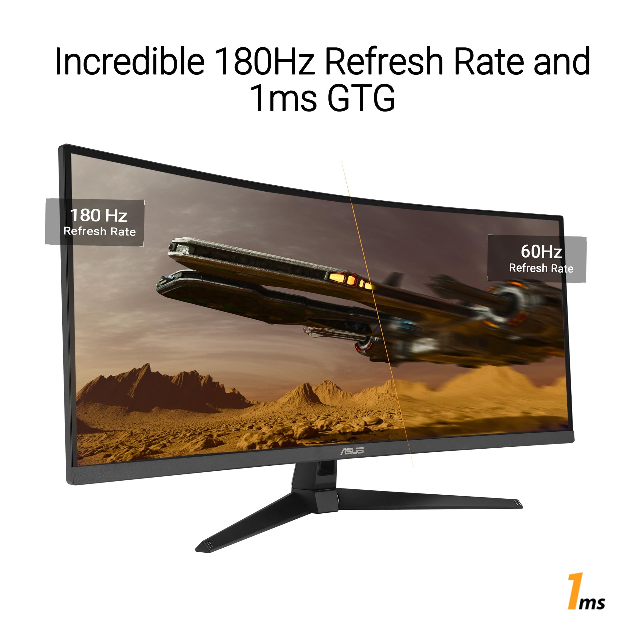 ASUS TUF Gaming 34 Inch Curved Monitor with 180Hz Refresh Rate