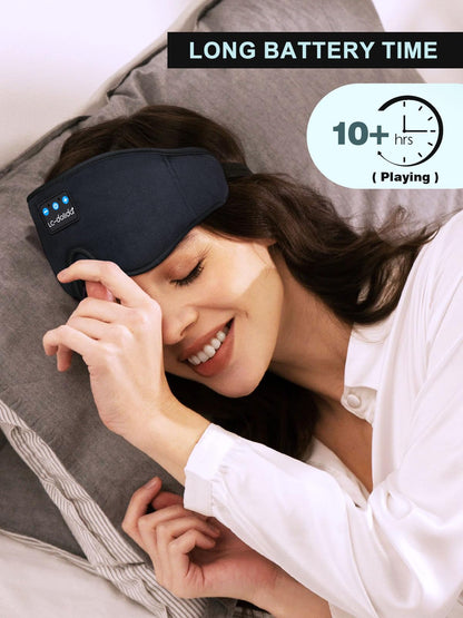 Sleep Headphones Bluetooth Eye Mask for Side Sleepers