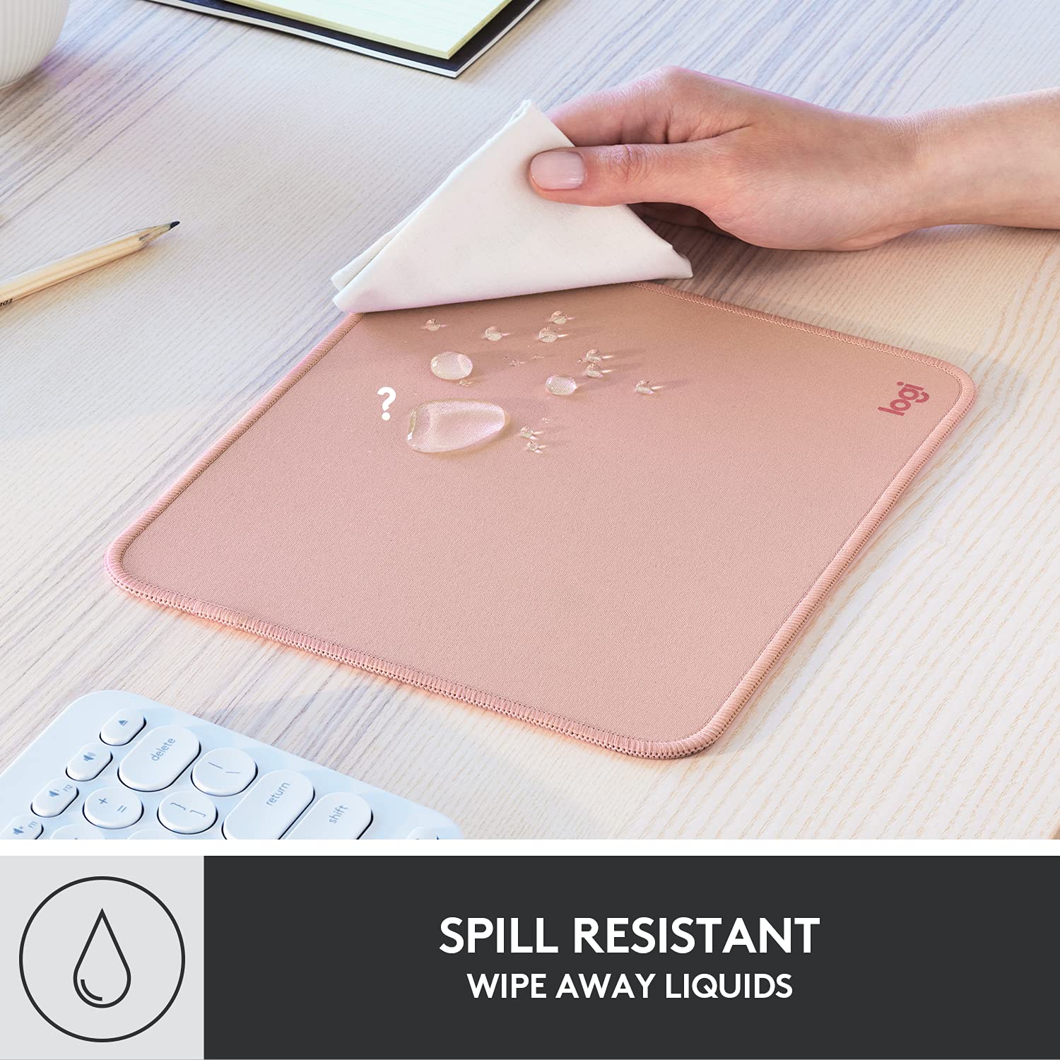 Logitech Studio Series Mouse Pad with Anti-Slip Base