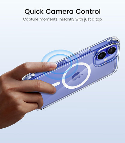 Mkeke Clear Case for iPhone 17 Pro Max Shockproof Bumper