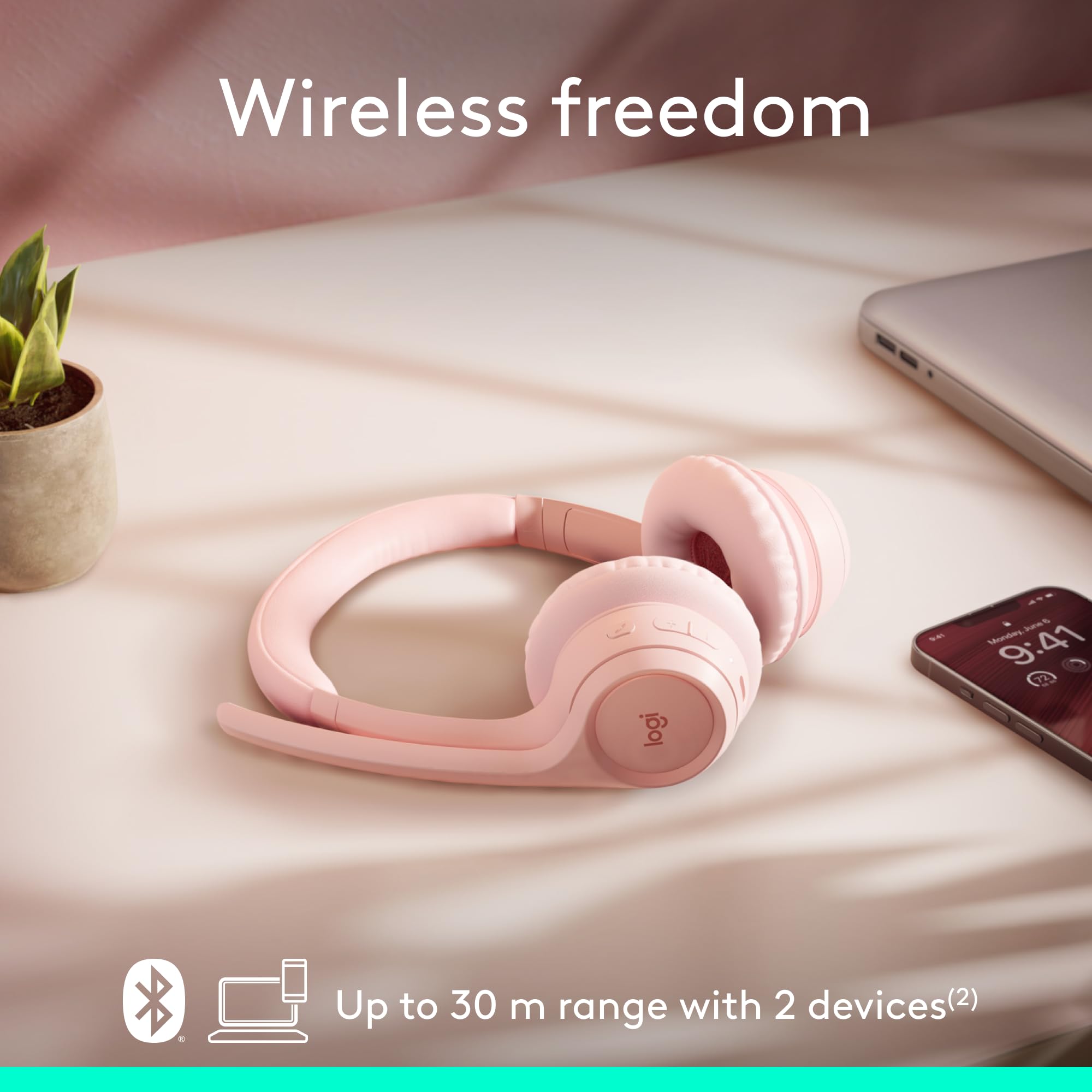 Logitech Zone 301 Wireless Headset with Noise Cancellation