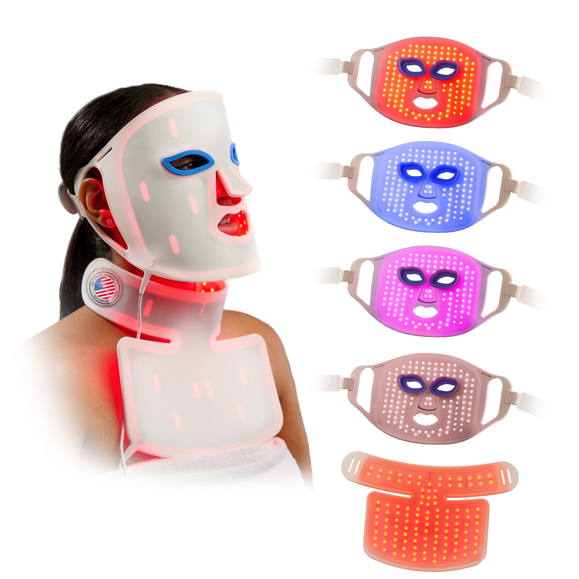 Red Light Therapy Face Mask for Youthful Skin