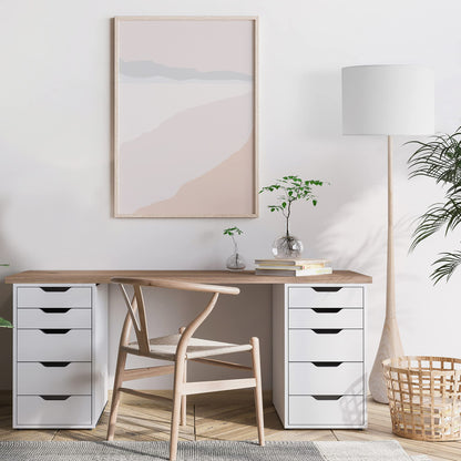 Modern 70 Inch Floor Lamp with Soft White Shade