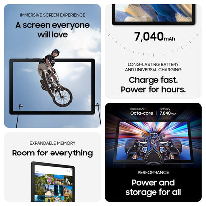 Samsung Galaxy Tab A8 Android Tablet With Long Battery
