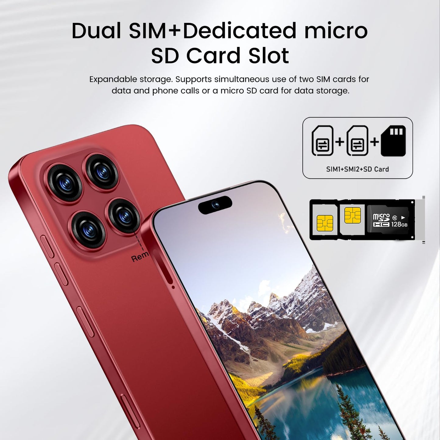 MMY 16PROMA X Unlocked Phone 6.99in HD Android 14 7000mAh 5G 16GB 512GB Deep Blue