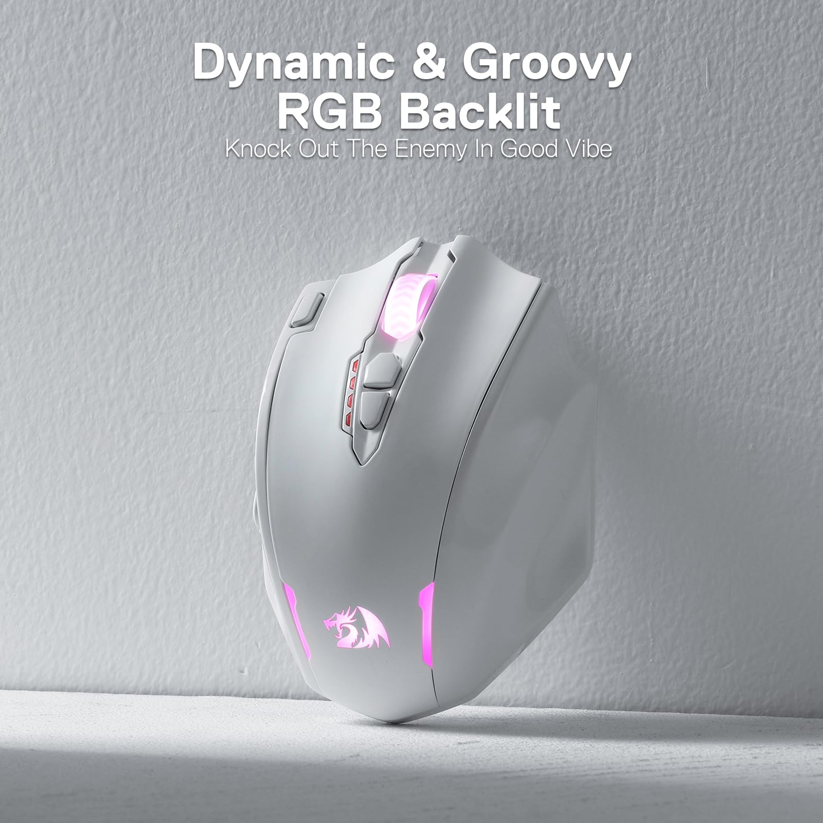 Redragon M908 RGB Gaming Mouse with 12 Programmable Buttons