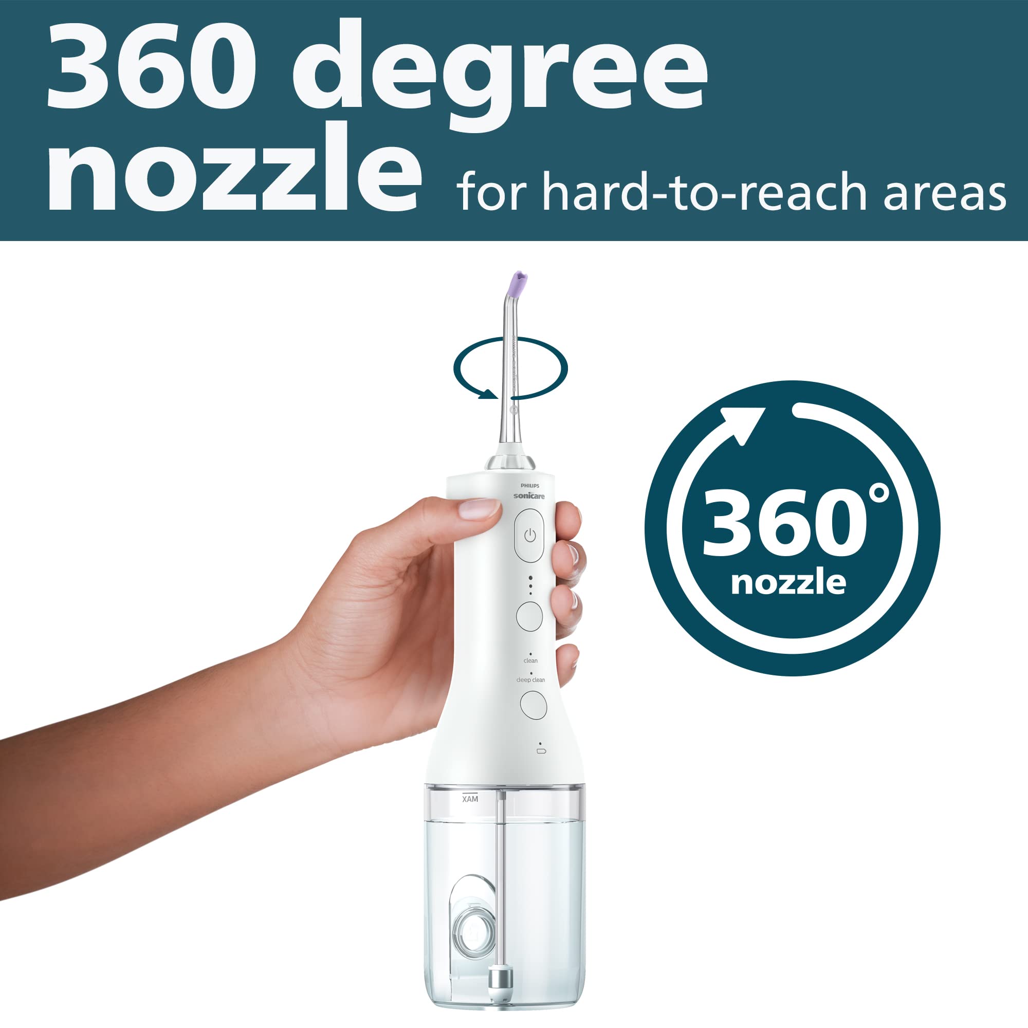 Philips Sonicare Cordless Power Flosser for Superior Gum Health