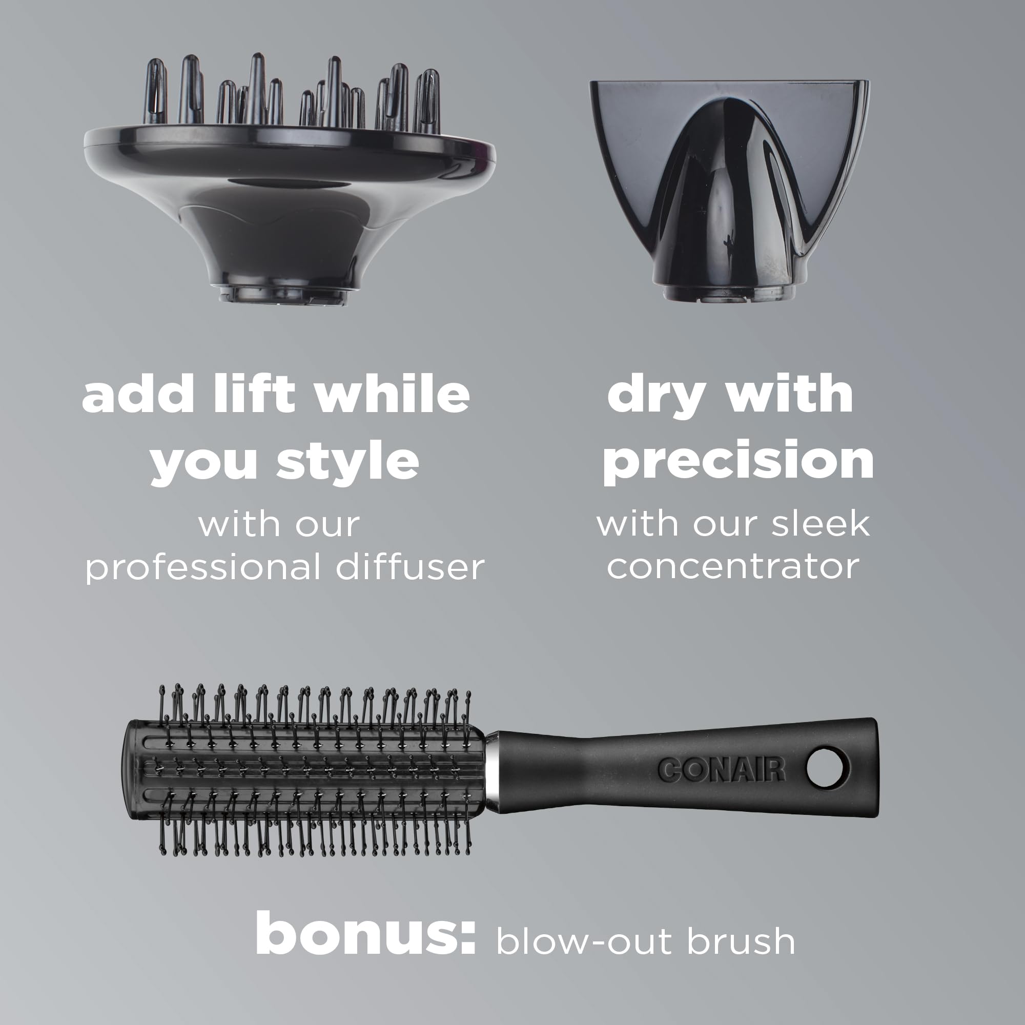 InfinitiPRO Hair Dryer With Diffuser For Faster Drying