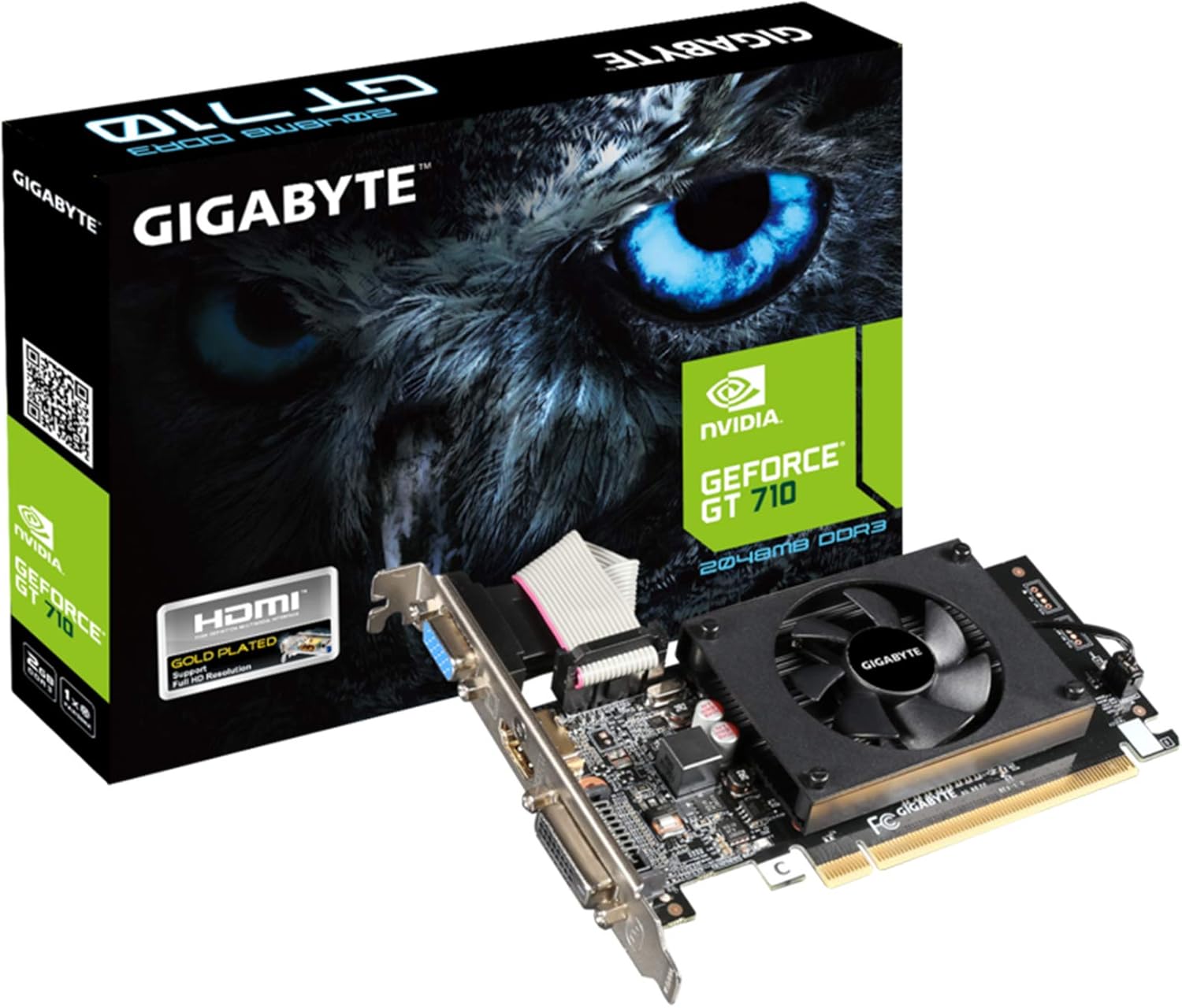 GIGABYTE GeForce GT 710 Low Profile Graphics Card