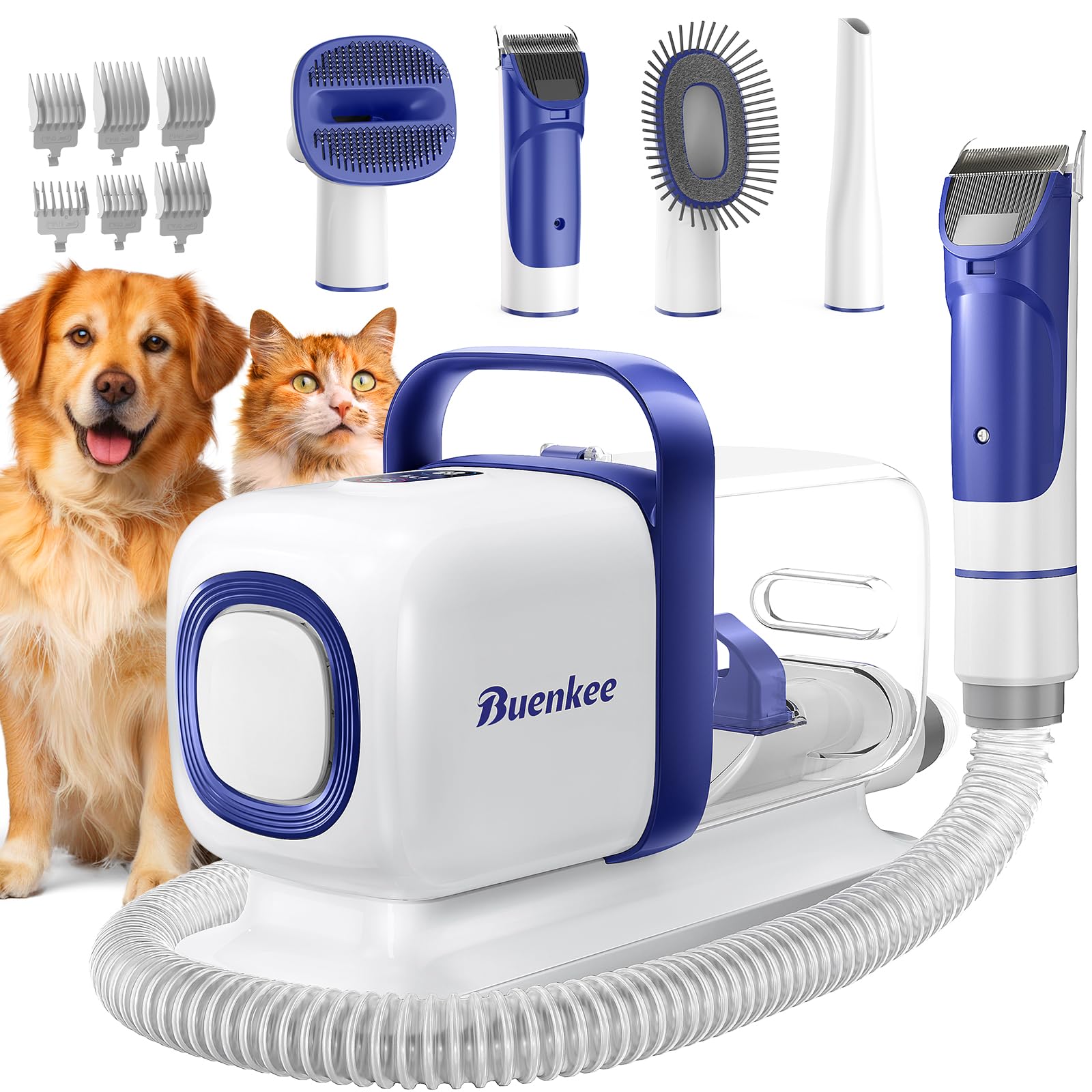 Dog Grooming Kit With Vacuum For Easy Cleanup