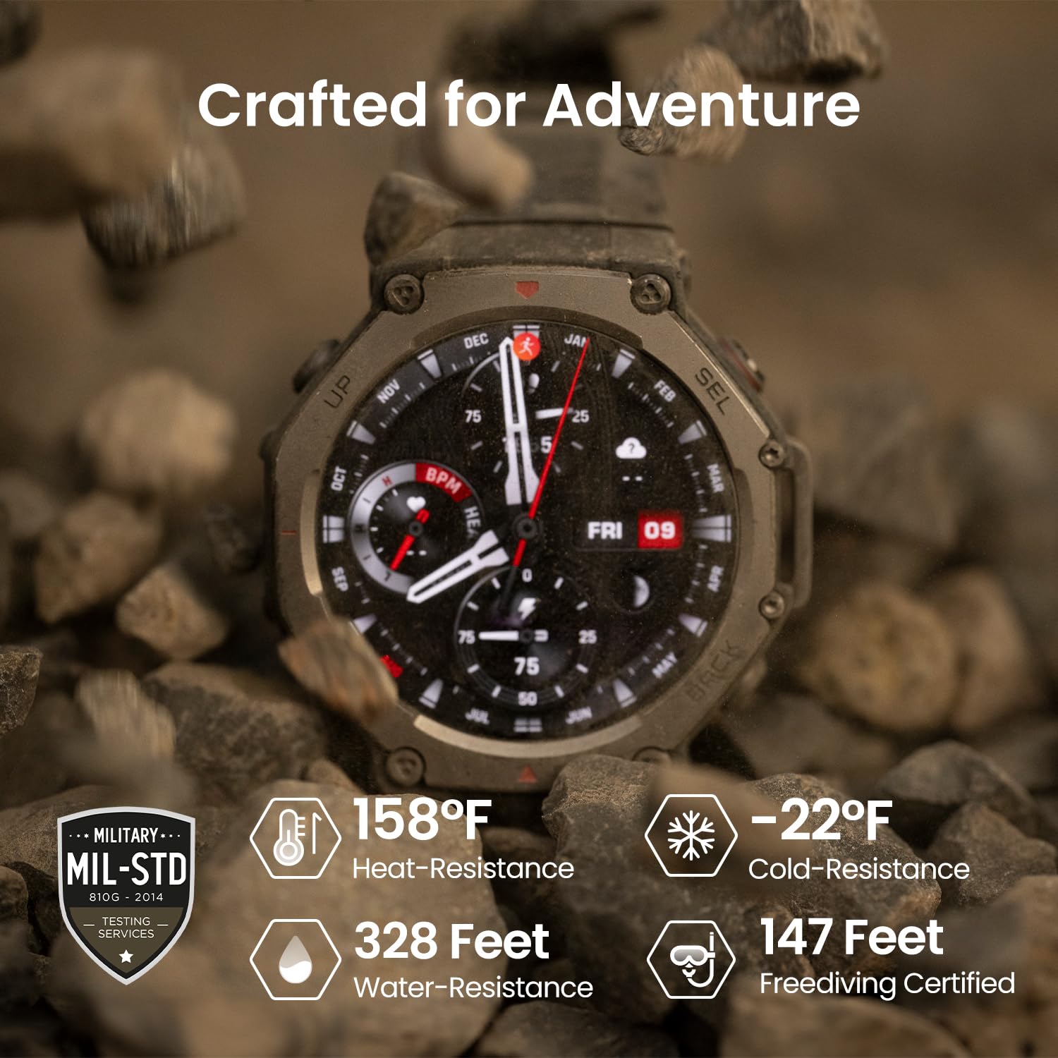 Amazfit T Rex 3 Outdoor Smart Watch GPS Navigation