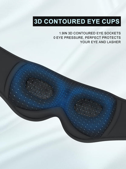Sleep Headphones Bluetooth Eye Mask for Side Sleepers