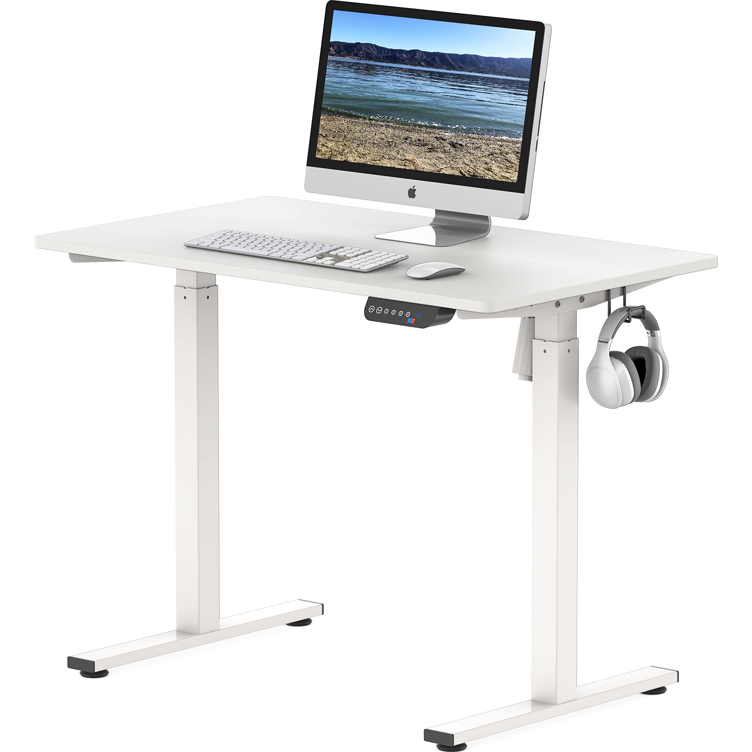 Height Adjustable Standing Desk with Memory Preset Feature