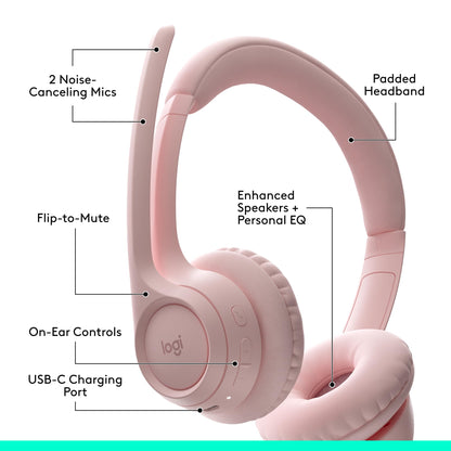 Logitech Zone 301 Wireless Headset with Noise Cancellation