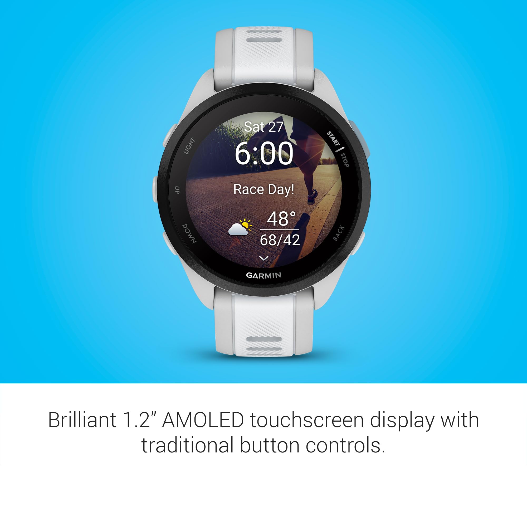 Garmin Forerunner 165 Running Smartwatch With AMOLED Display