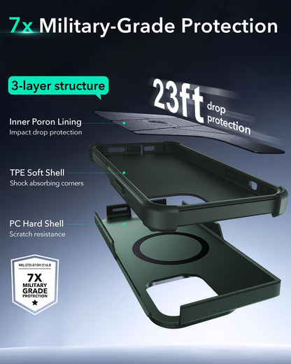 ESR iPhone 16 Pro Case with Military-Grade Protection