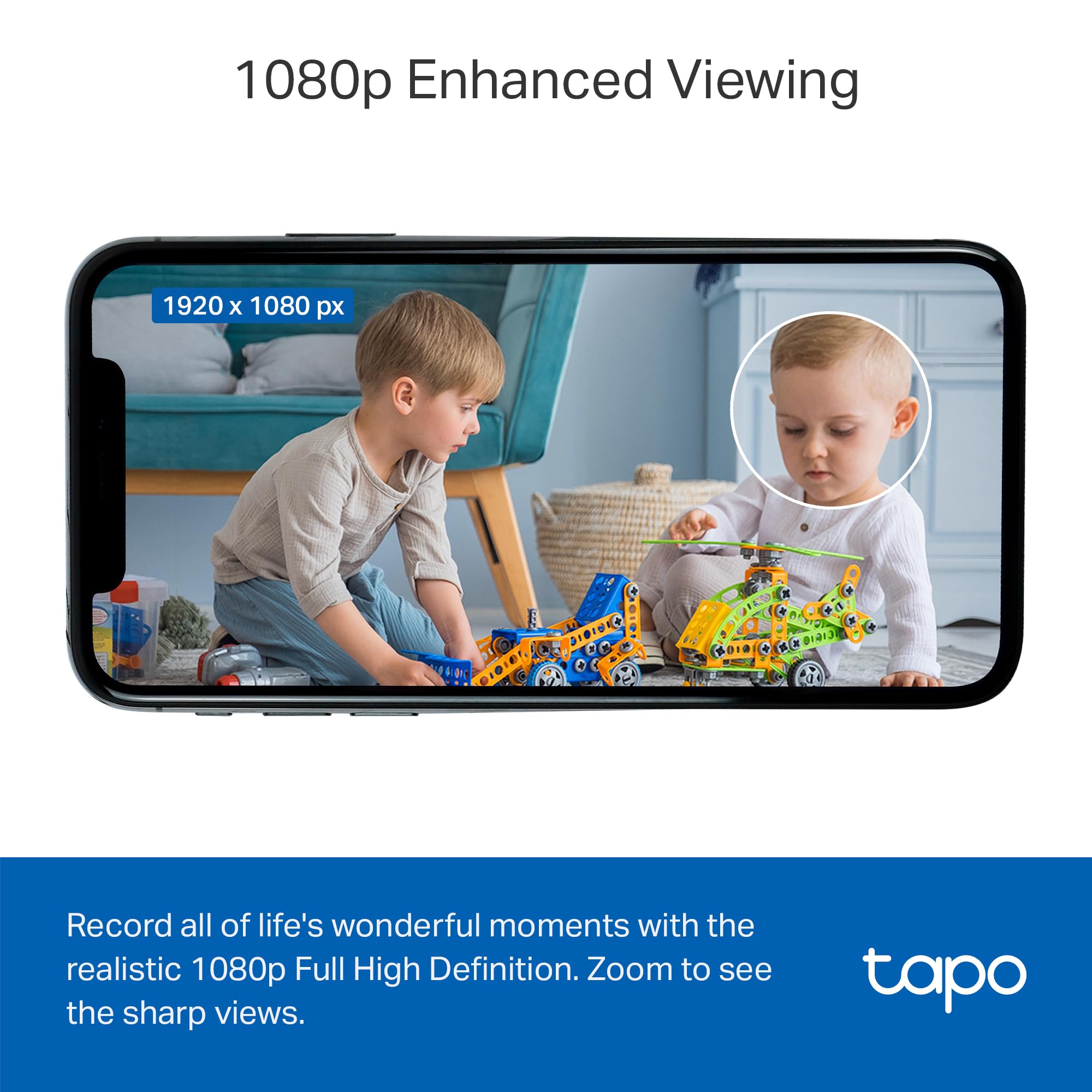 Tapo C100 1080P Indoor Security Camera with Night Vision