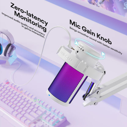 Maono Gaming USB Microphone DGM20S With Noise Cancellation