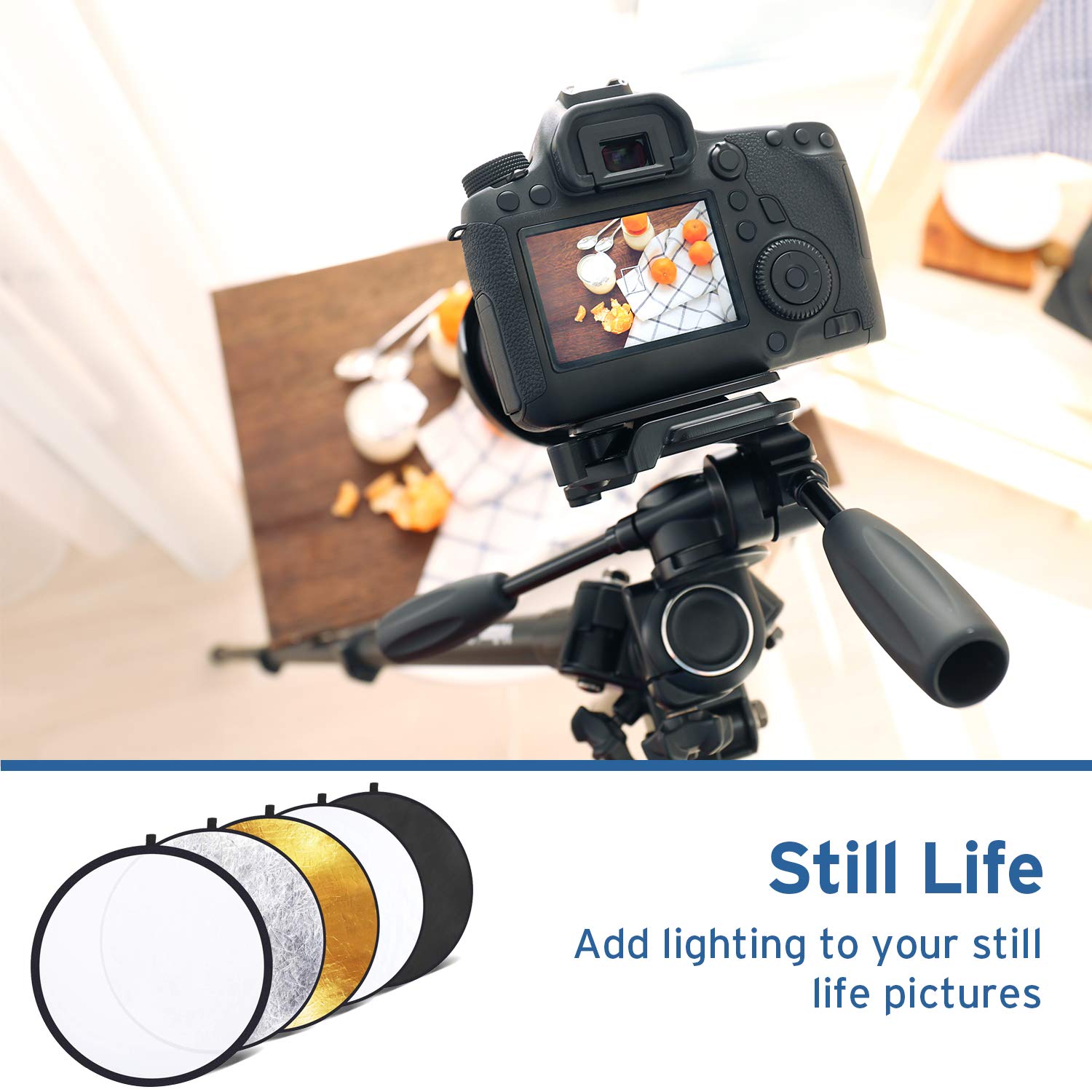 Etekcity 5 in 1 Photography Reflector Kit for Perfect Lighting