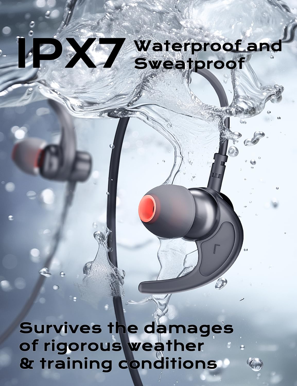 Wireless Bluetooth Headphones with 30 Hours Playtime