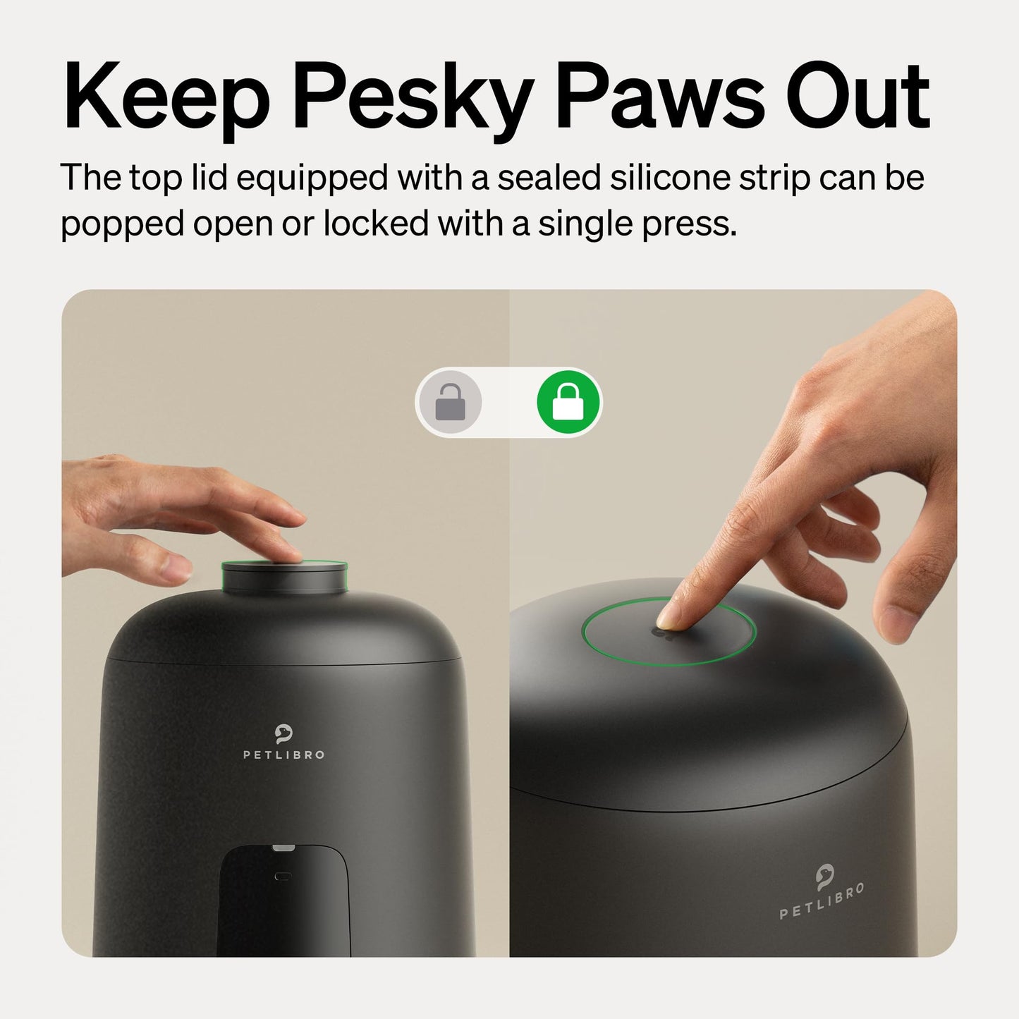 Smart Wi-Fi Cat Feeder with 30 Day Battery Life