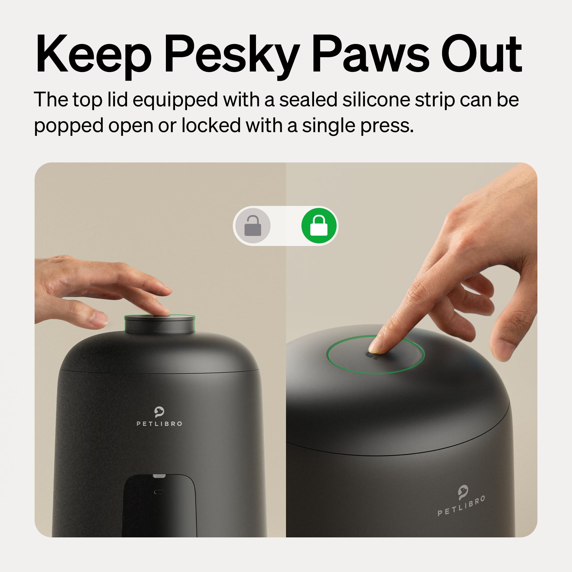 Smart Wi-Fi Cat Feeder with 30 Day Battery Life