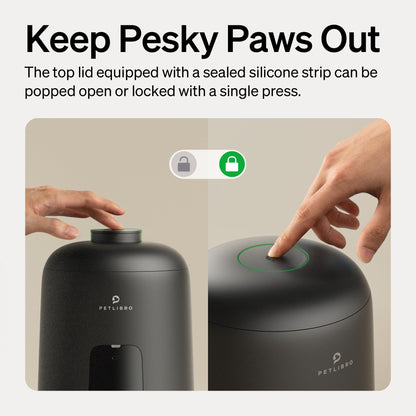 Smart Wi-Fi Cat Feeder with 30 Day Battery Life