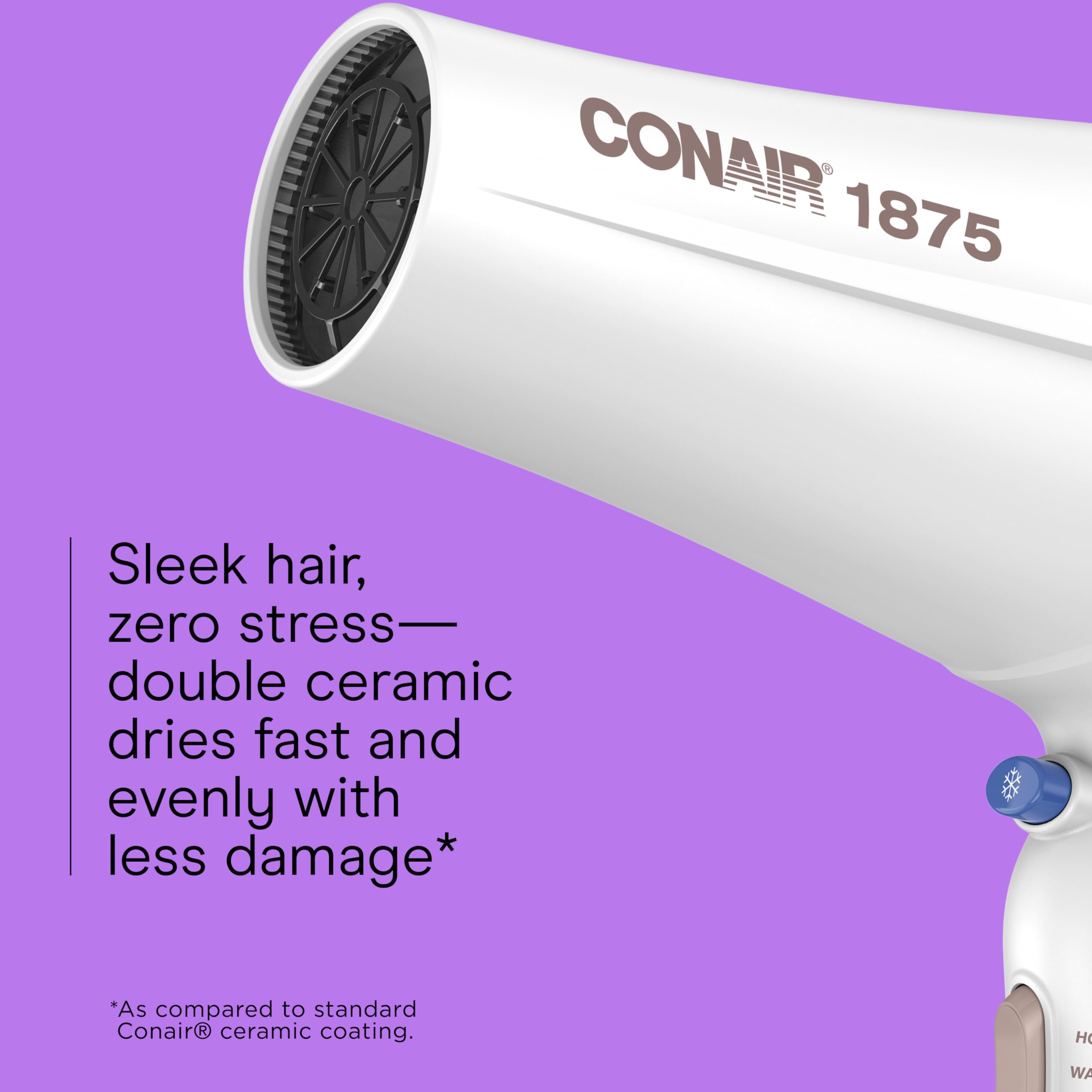 Conair Double Ceramic Hair Dryer for Sleek Styling