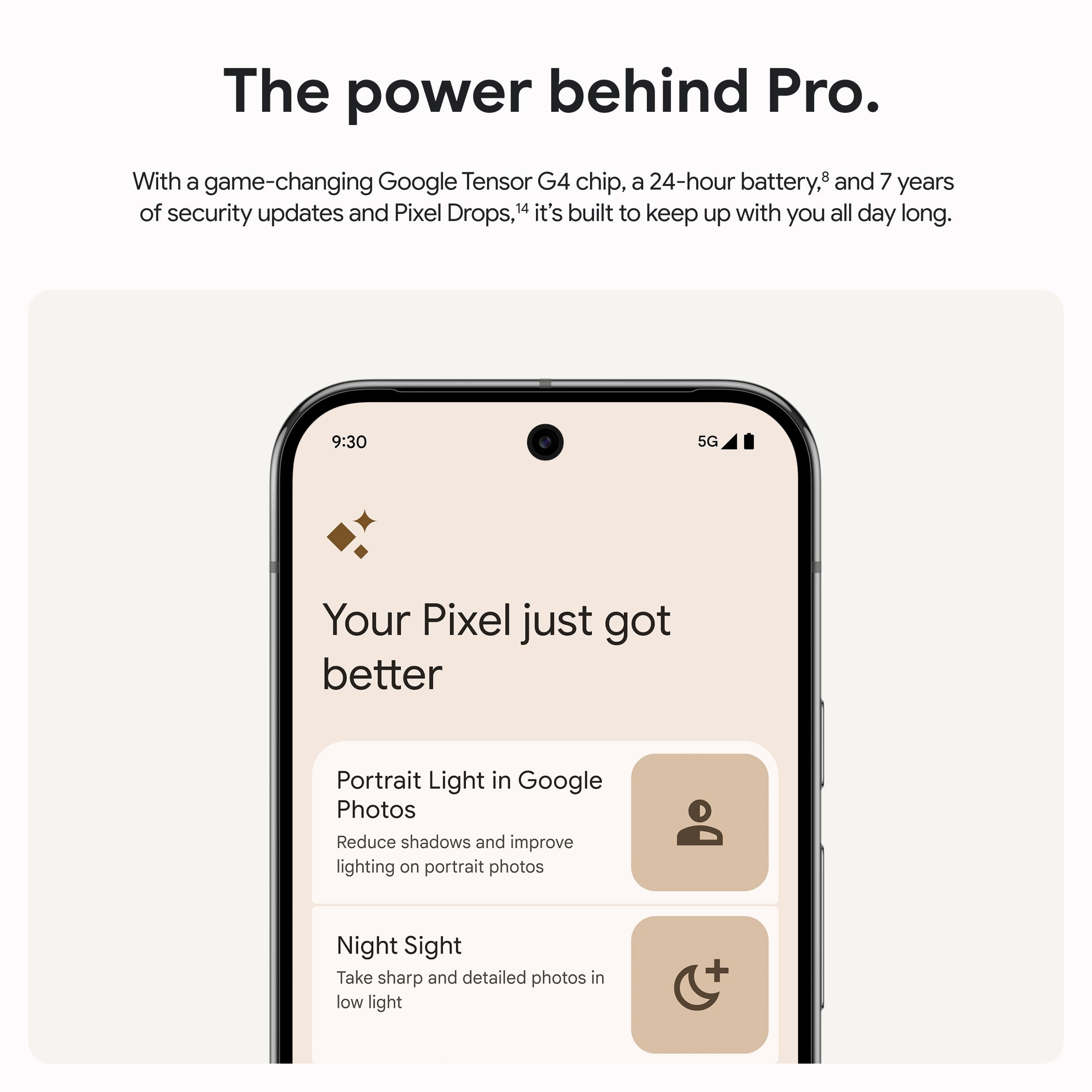 Google Pixel 9 Pro Unlocked Smartphone With Gemini AI 128GB