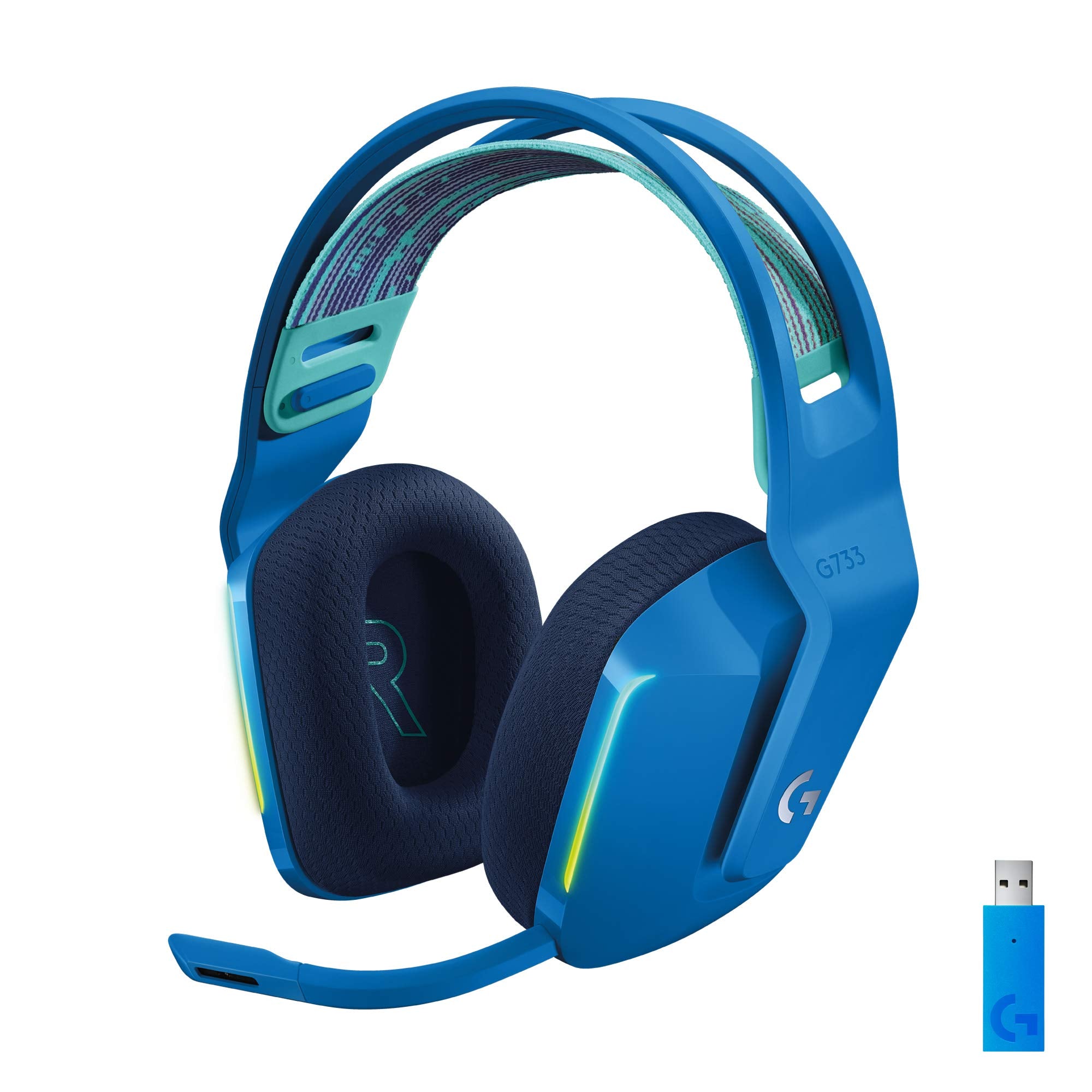 Logitech G733 Wireless Gaming Headset with Premium Audio