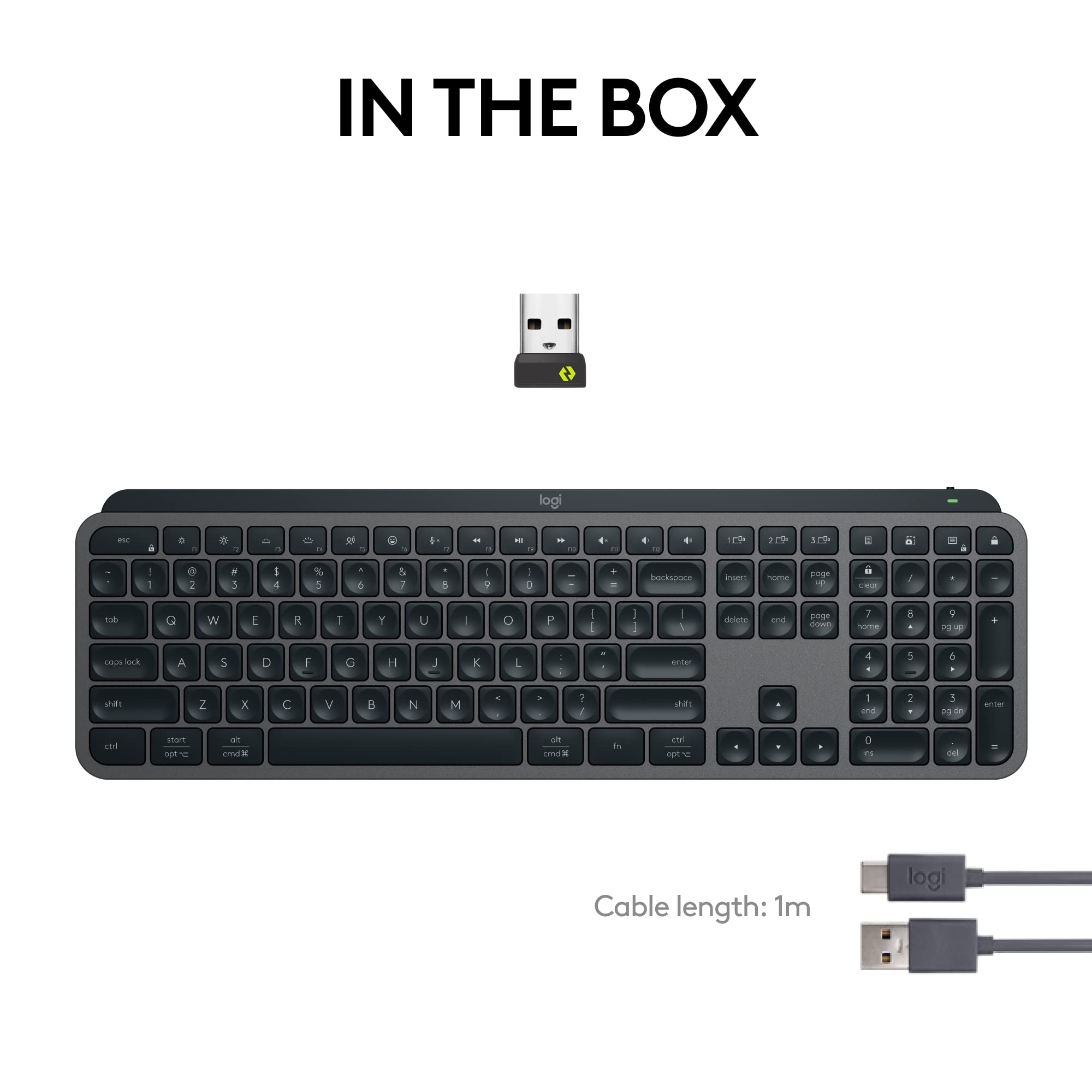 Logitech MX Keys S Wireless Keyboard with Smart Backlighting
