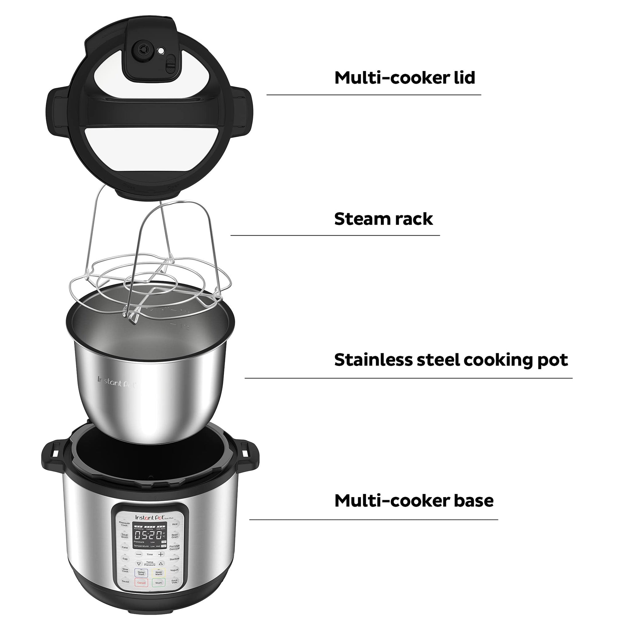 Instant Pot Duo Plus 9-in-1 Multicooker with Recipes