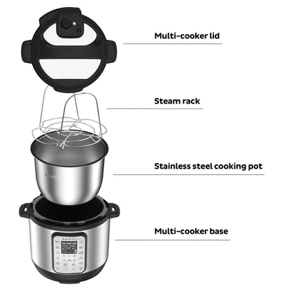 Instant Pot Duo Plus 9-in-1 Multicooker with Recipes