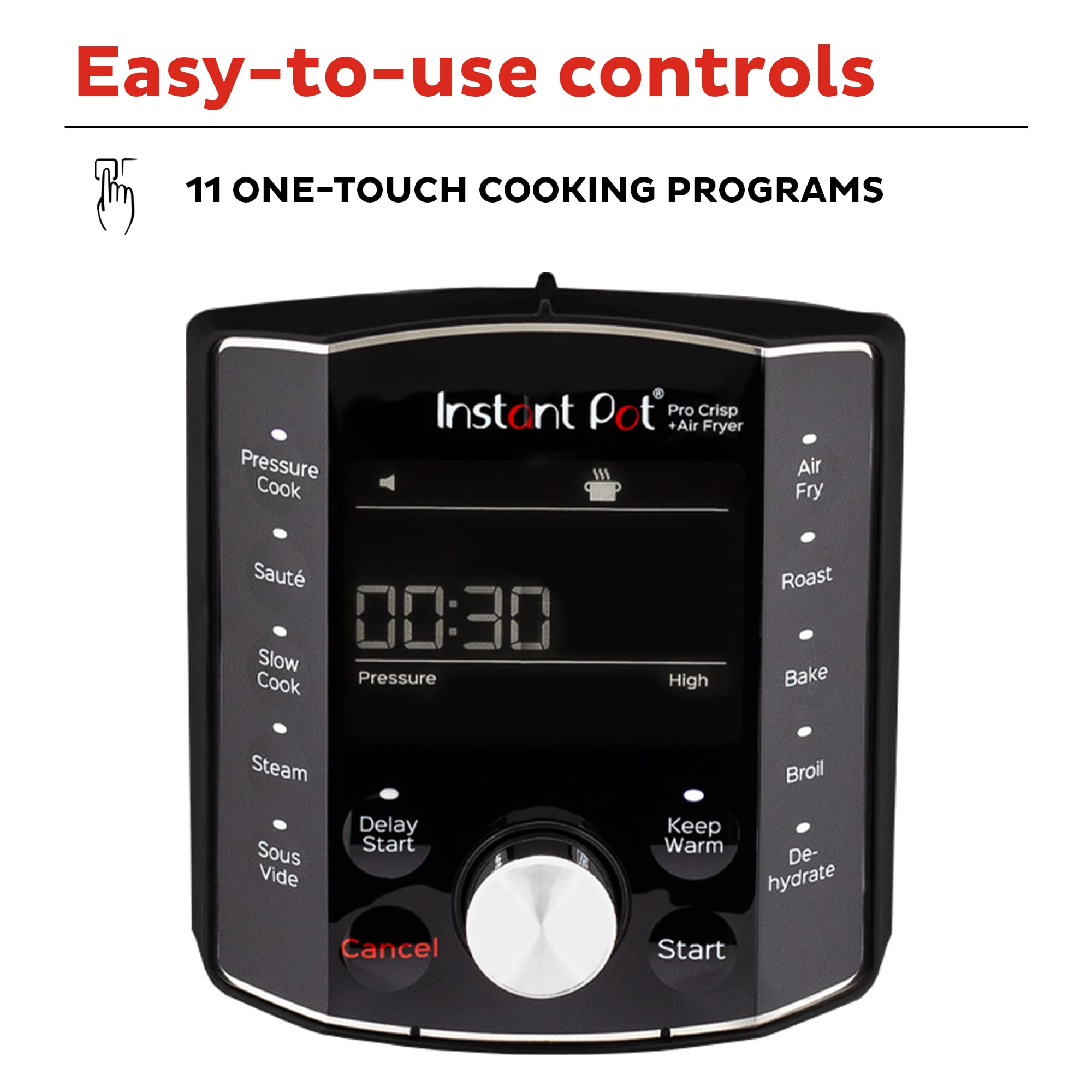 Instant Pot Pro Crisp 11 in 1 Cooker with Air Fryer
