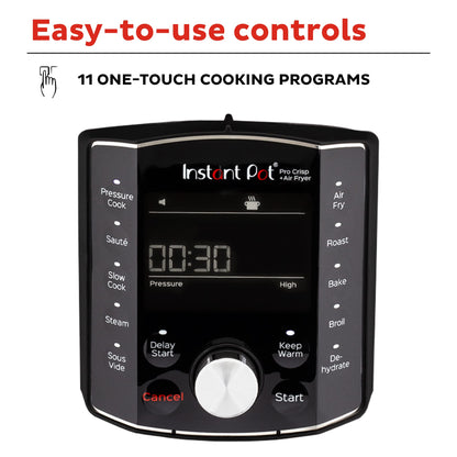 Instant Pot Pro Crisp 11 in 1 Cooker with Air Fryer