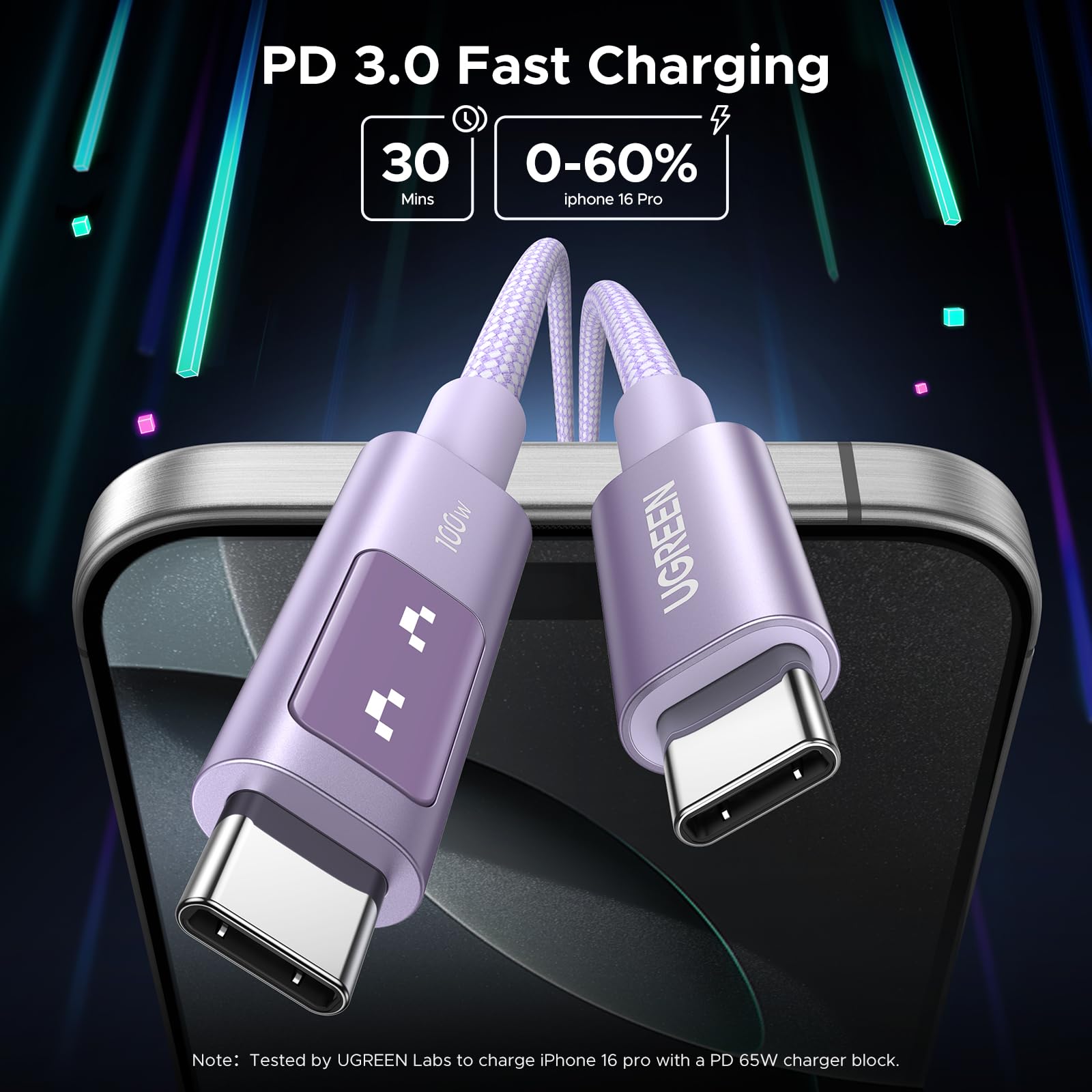 UGREEN USB C to USB C Cable 100W Fast Charging