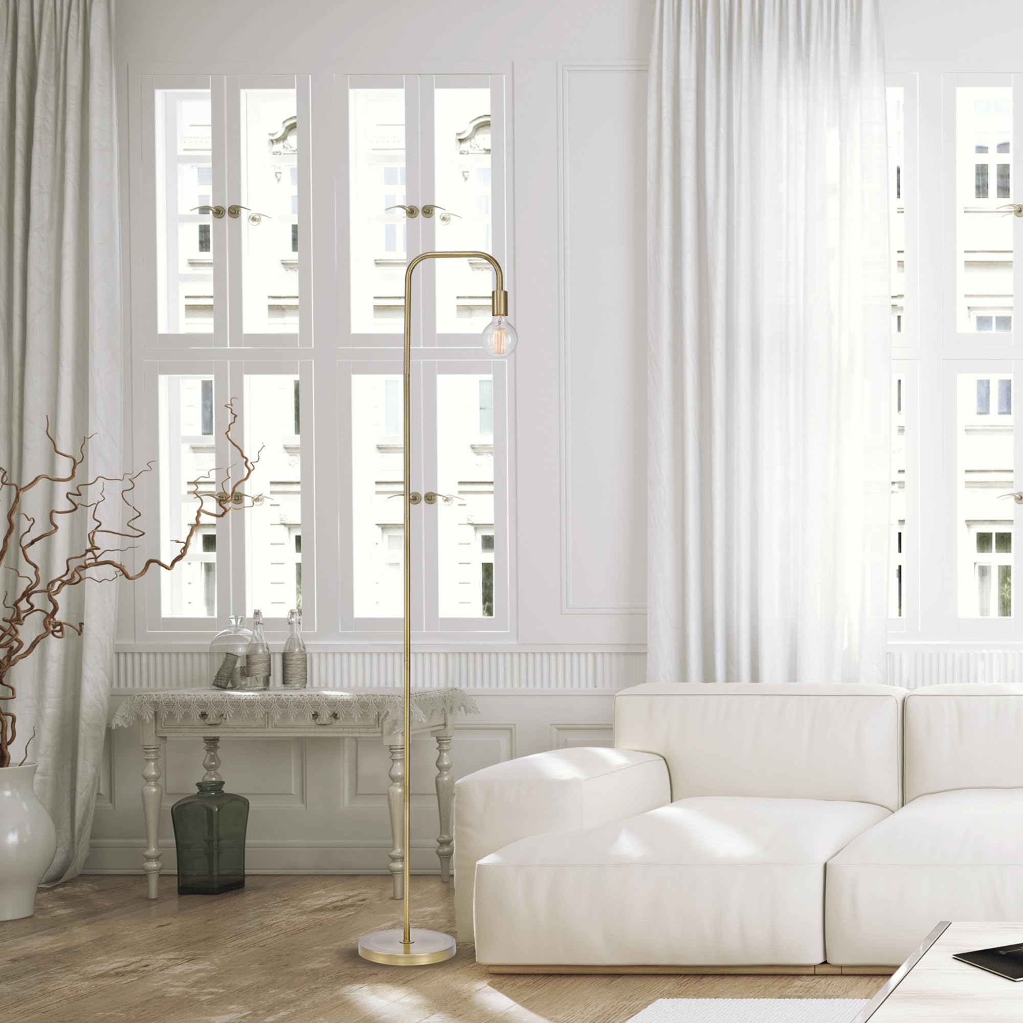 Elegant 70 Inch Floor Lamp with Foot Switch
