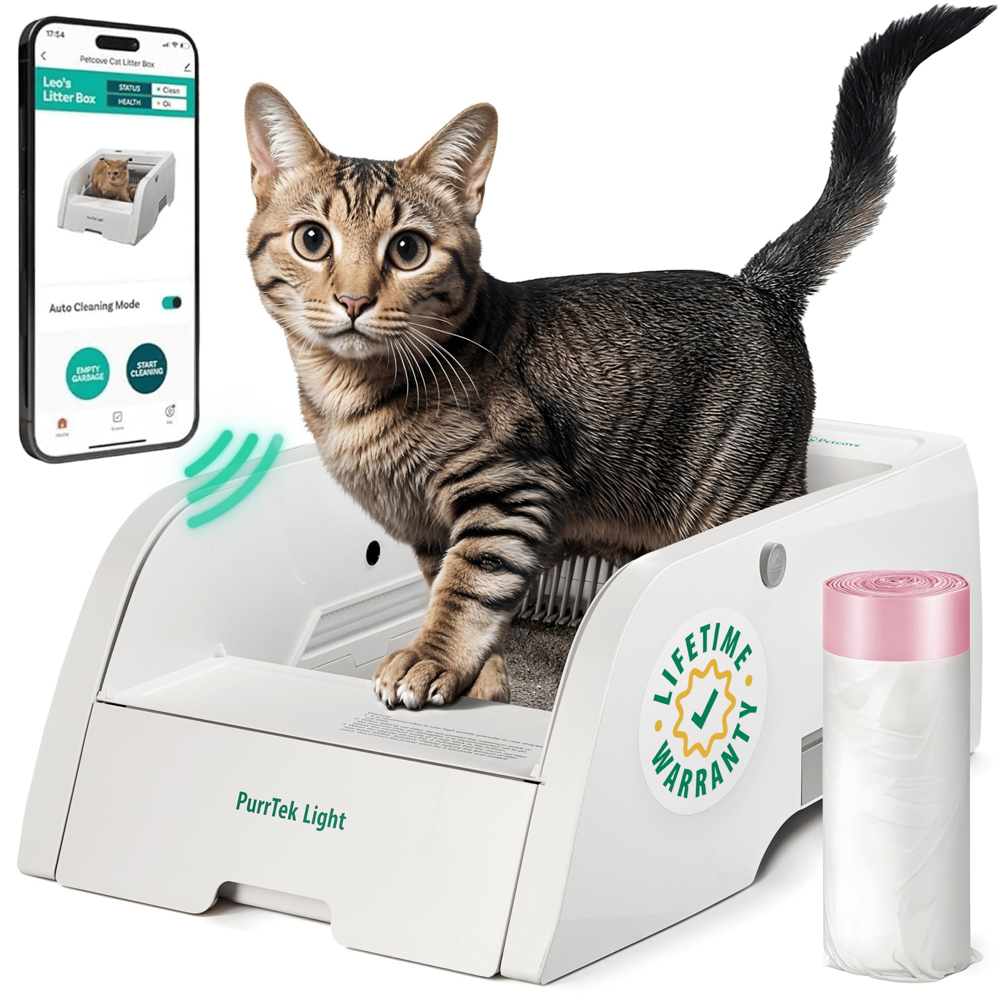 Self Cleaning Litter Box With Smart App Control