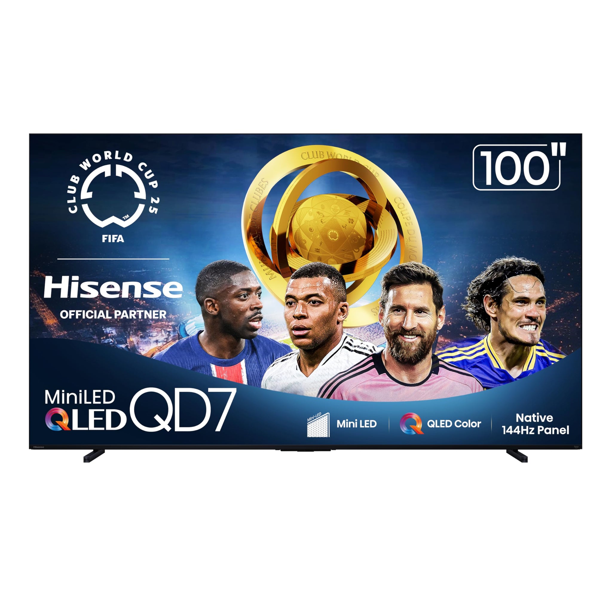 Hisense 50 Inch QLED Mini LED Smart TV with Dolby Vision