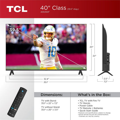 TCL 32 Inch 1080p Smart TV with Alexa Control