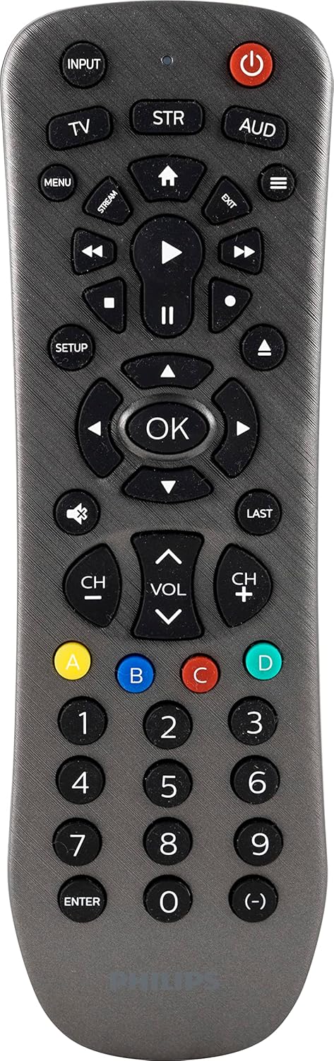 Philips 3-Device Universal Remote Control for Smart TVs