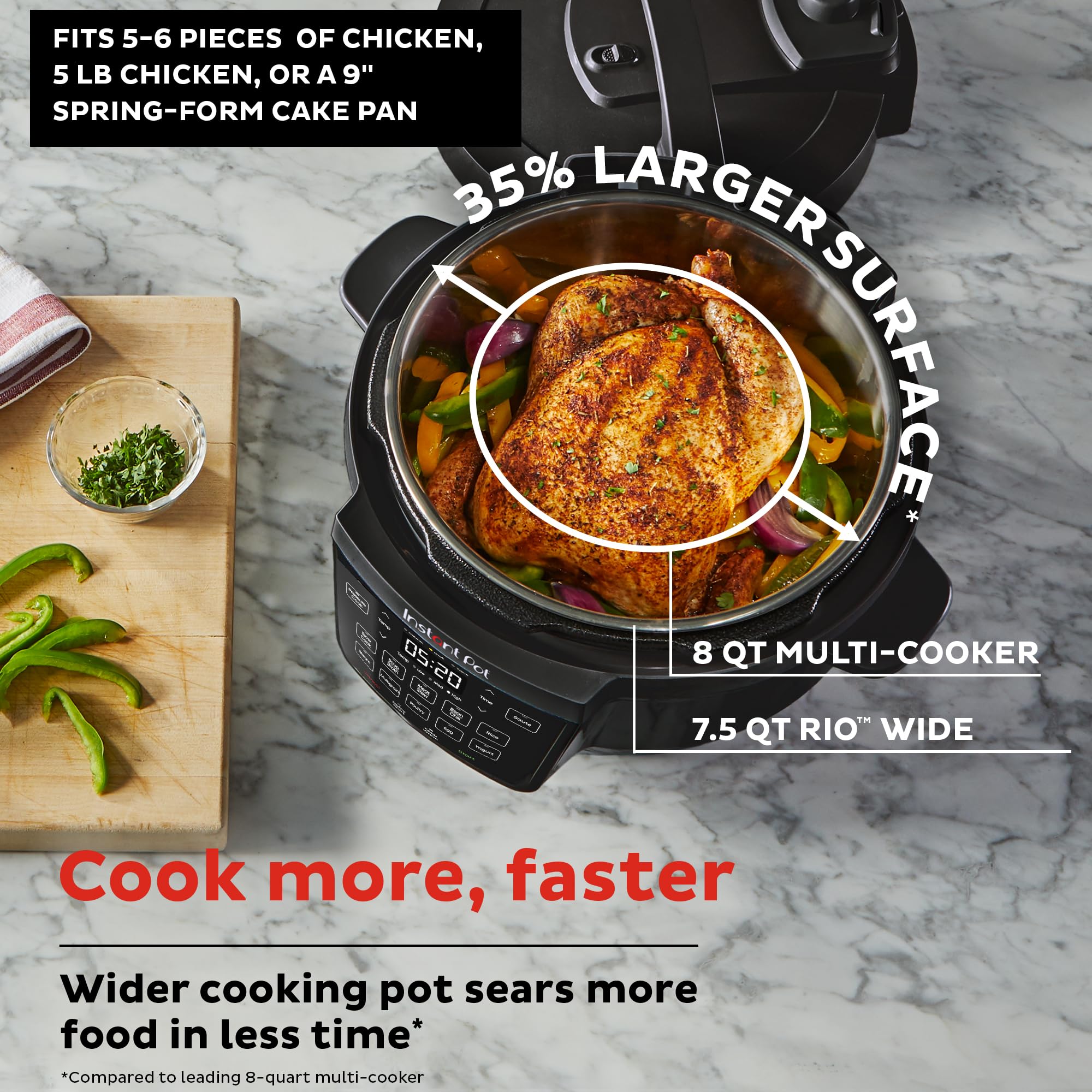 Instant Pot Duo Mini Electric Pressure Cooker with Recipe App