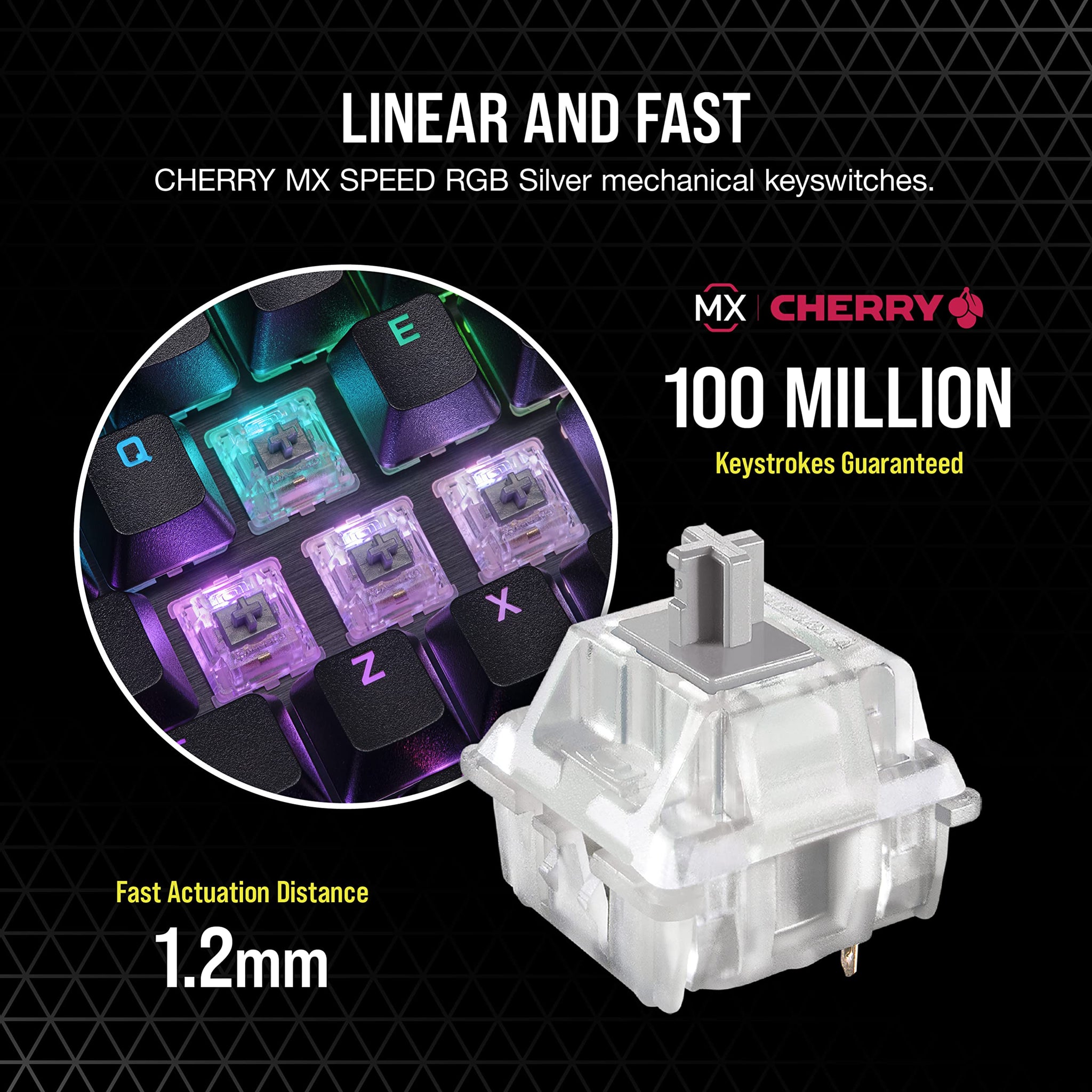Corsair K70 RGB Pro Mechanical Gaming Keyboard With Hyper Polling