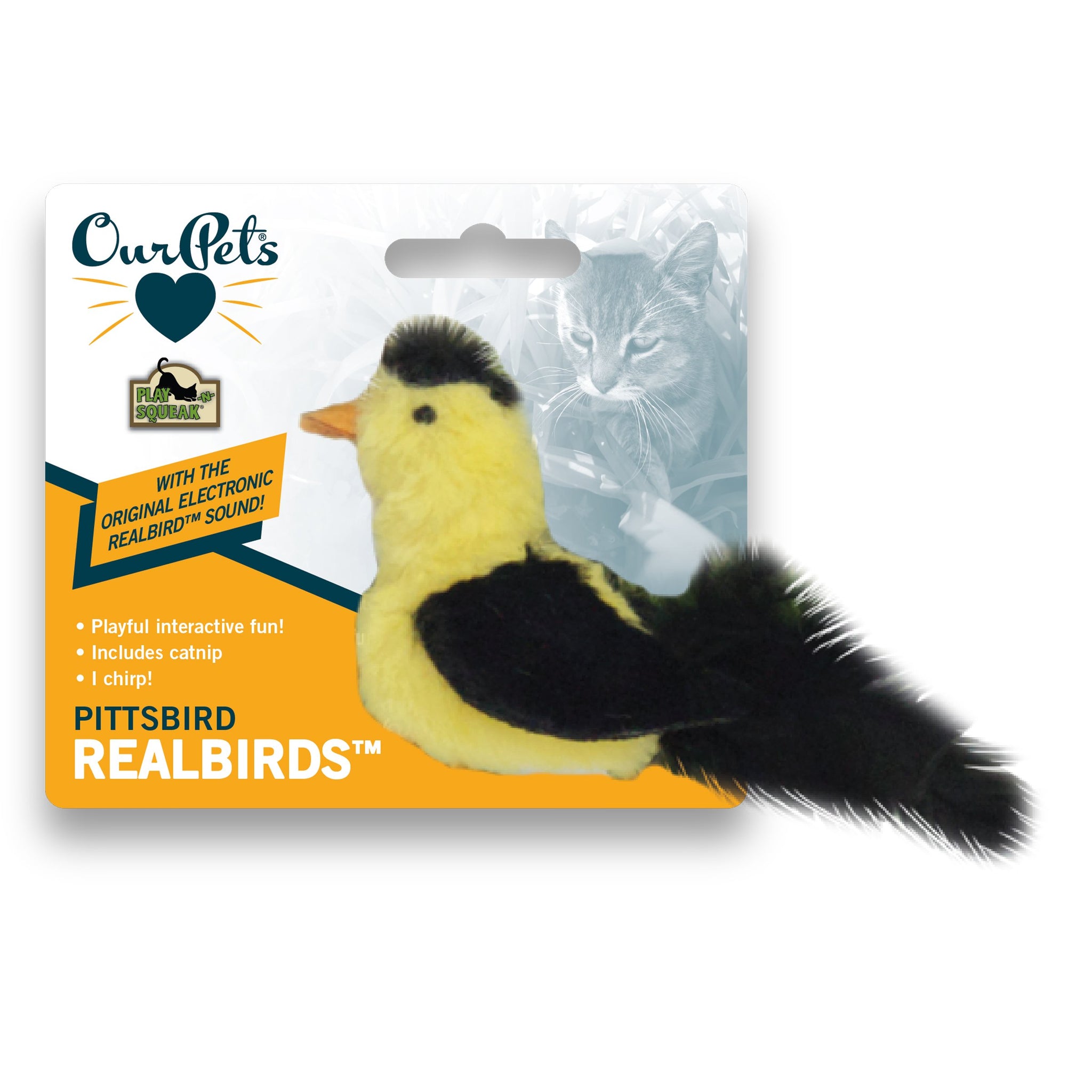 Interactive Cat Toys with Realistic Bird Sounds