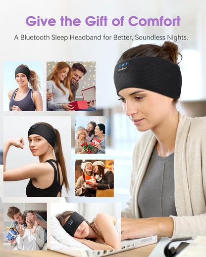 Sleep Headphones Headband Bluetooth 5.4 Wireless Earphones