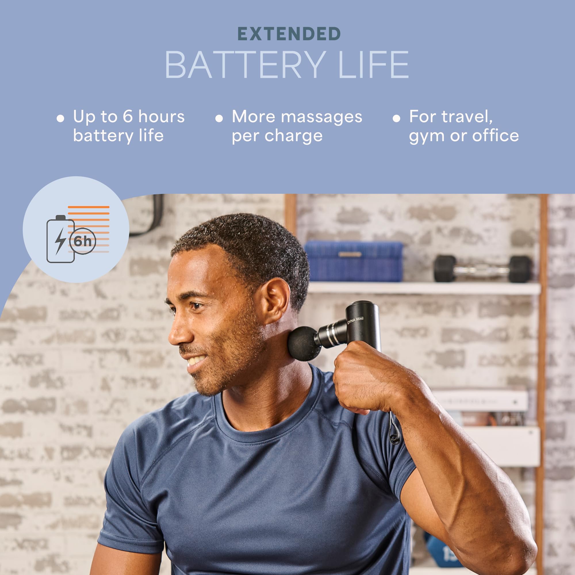 LifePro Deep Tissue Massage Gun for Muscle Recovery