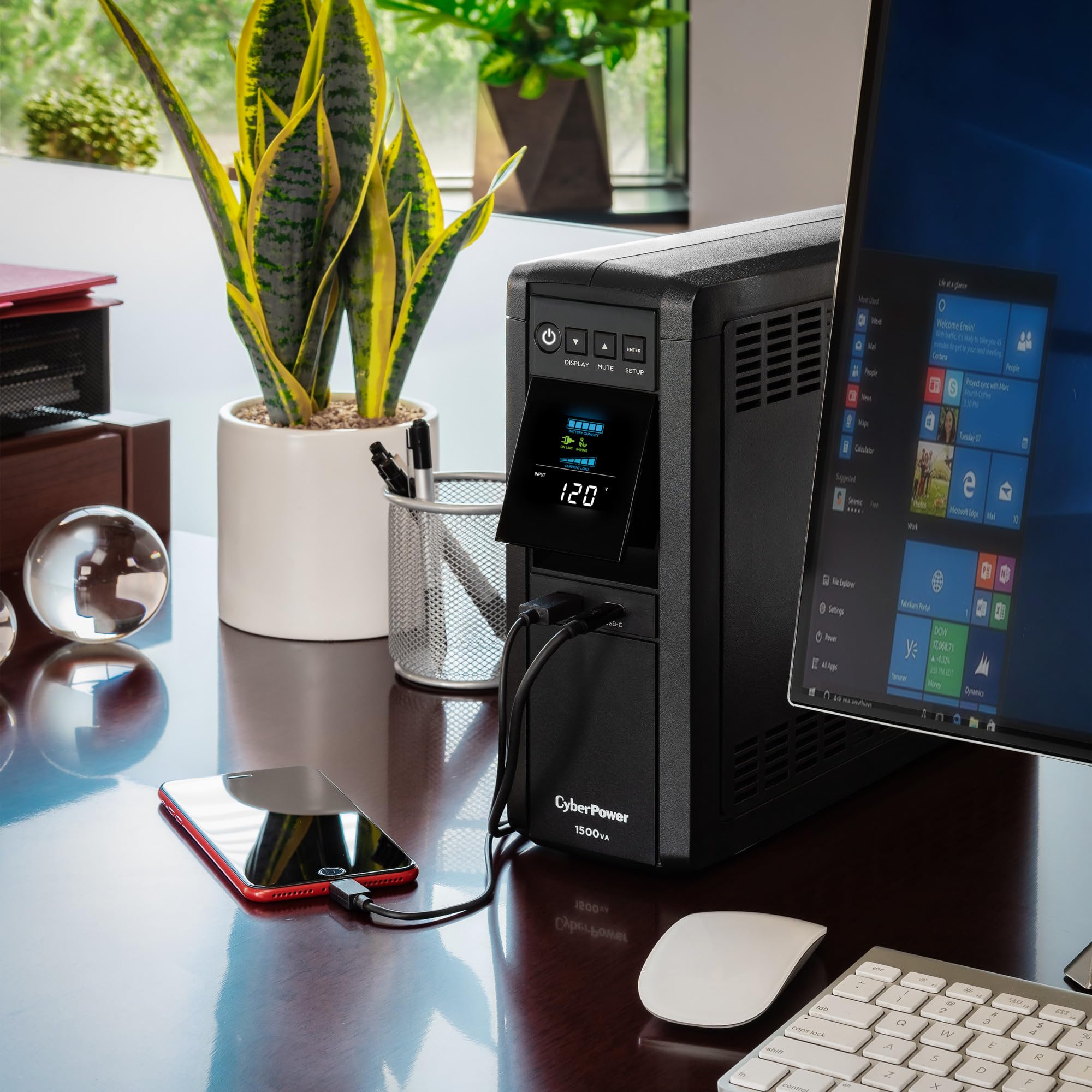 CyberPower PFC Sinewave UPS Battery Backup Surge Protection