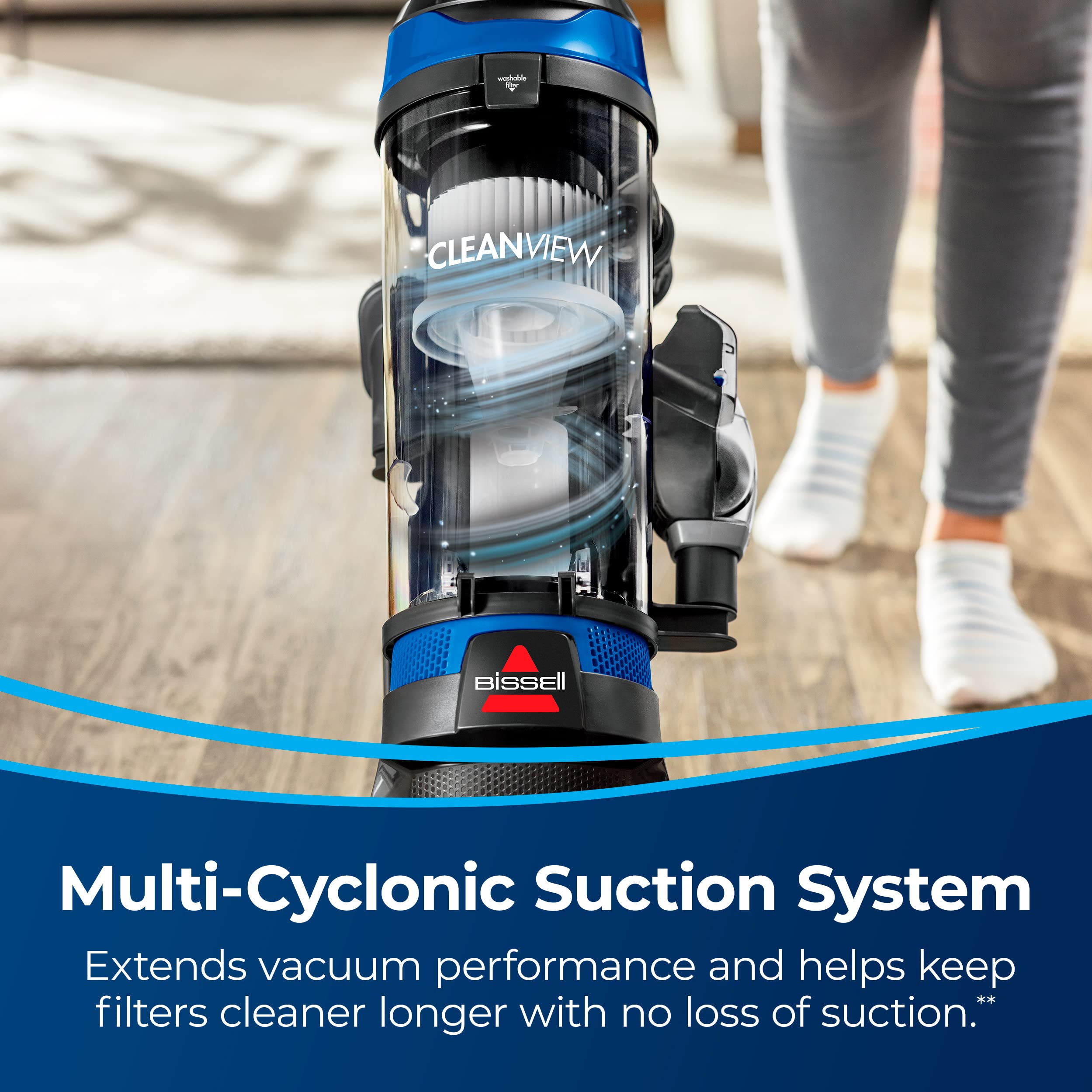 Bissell CleanView Rewind Vacuum with OnePass Technology